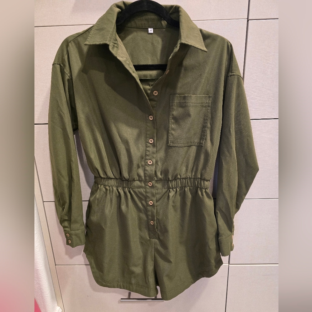 Olive Green Women's Utility Jacket